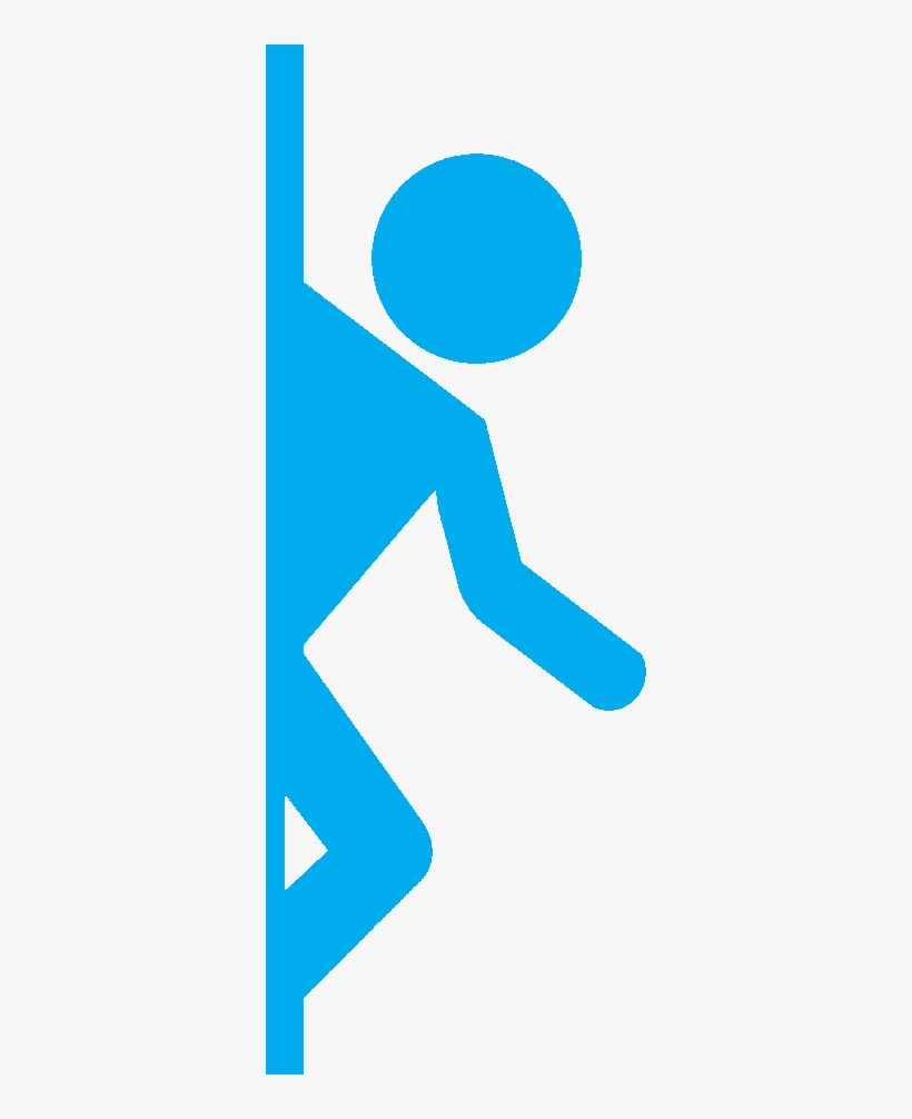 Website Gemaakt Door Mike - Portal 2 Blue Portal, transparent png #8030449