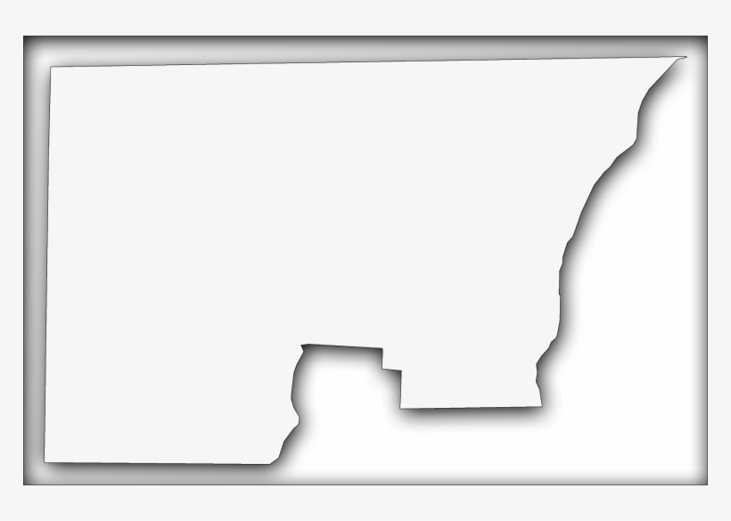 A Map Of Holmes With An Outer Shadow Box Around The - Silhouette, transparent png #8030884