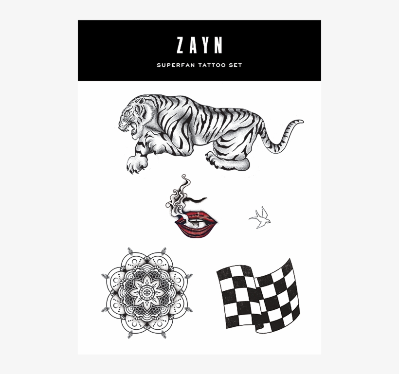 Zayn Daily News On Twitter - Zayn Malik Tiger Tattoo, transparent png #8031628