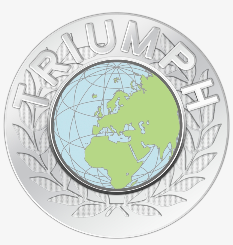 New Triumph Globe And Laurel Wreath Logo Concept - Circle, transparent png #8031658