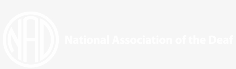 Aarron Loggins At Super Bowl Liii - National Association For The Deaf Logo, transparent png #8033111