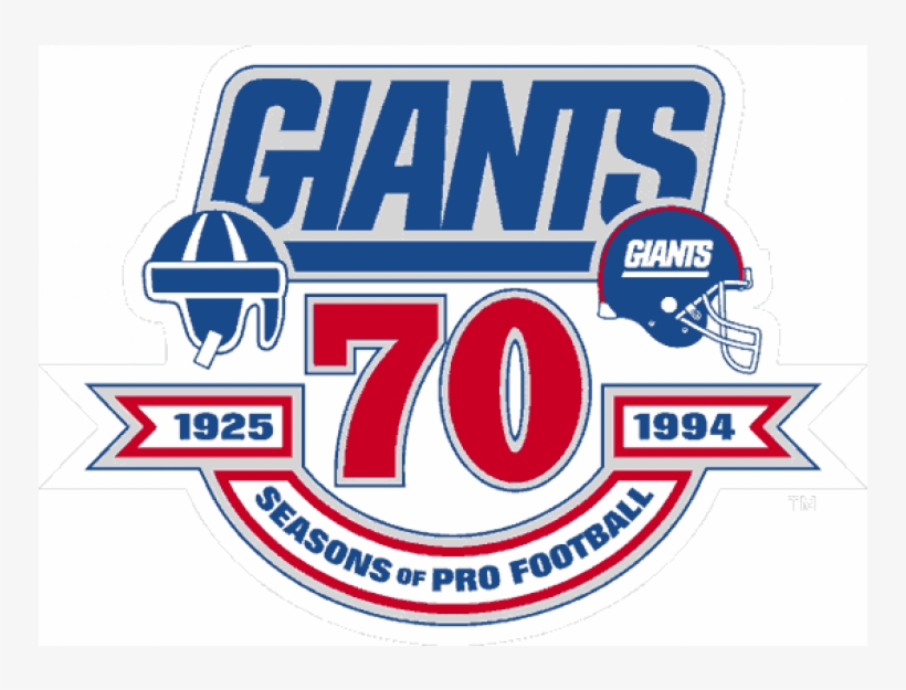 New York Giants Iron On Stickers And Peel-off Decals - Logos And