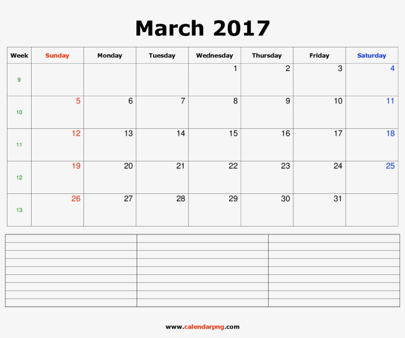 March 2017 Calendar Photo Png - 2018 March Calendar Hd Png, transparent png #8035779