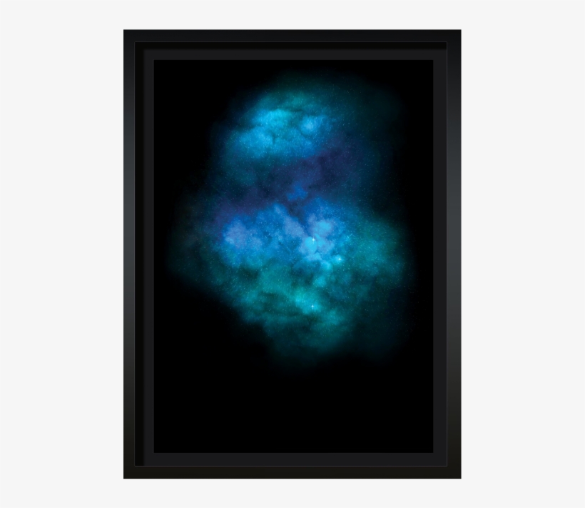 Galaxy Explosion Turquoise - Nebula, transparent png #8035856
