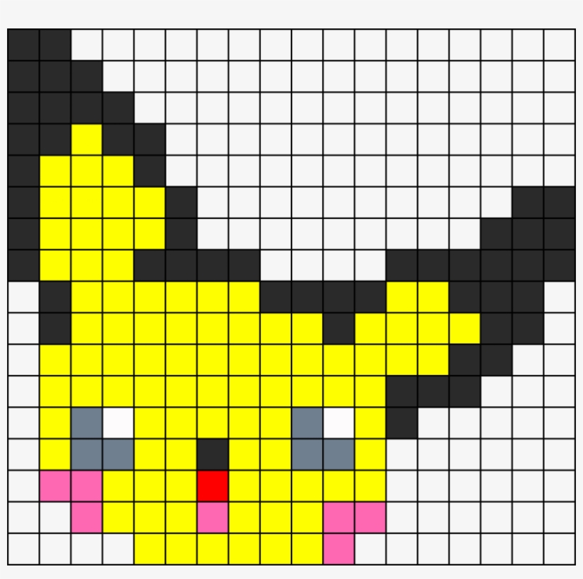 Free Png Download Pixel Art Logo Snapchat Png Images - Pichu Perler Beads Pattern, transparent png #8036499