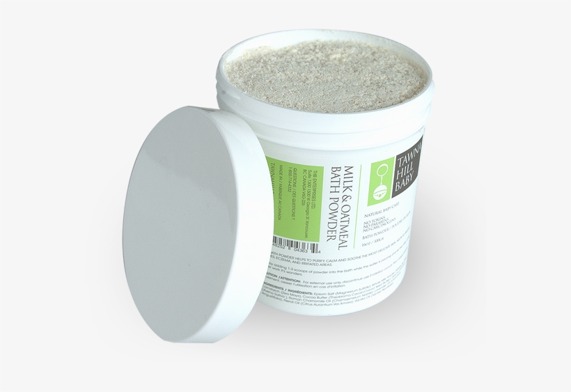 Natural Bath Powder, Milk And Oatmeal By Tawna Hill - Cup, transparent png #8036551
