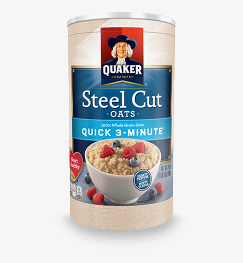 Extraordinary Oats - Quaker Steel Cut Oats Nutritional Info, transparent png #8036703