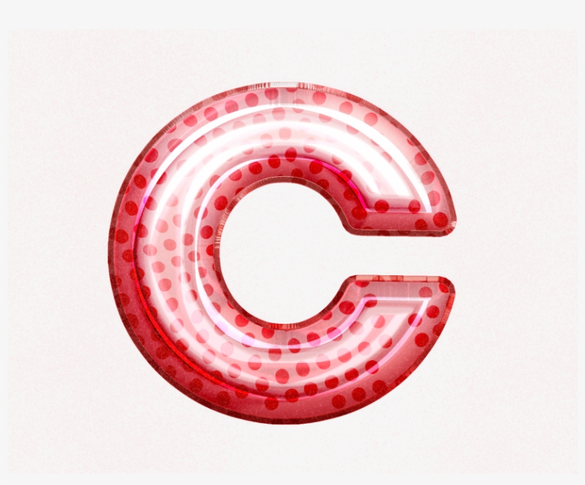 Balloon Style Letter C - Number, transparent png #8036928