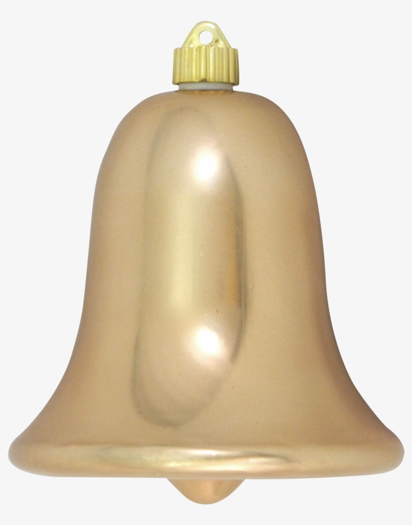 Gold Bell Large Christmas Ornament - Bronze Sculpture, transparent png #8036980