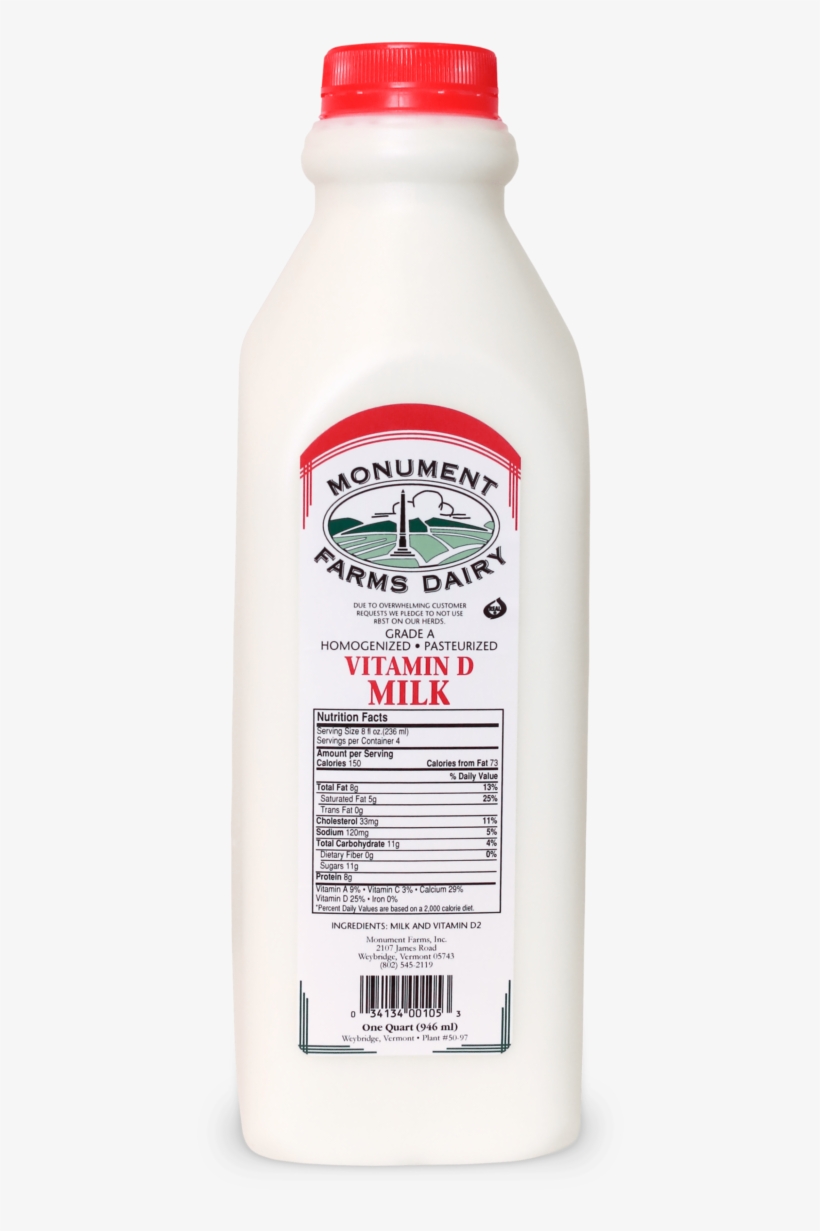 Whole Milk - Bottle, transparent png #8037739