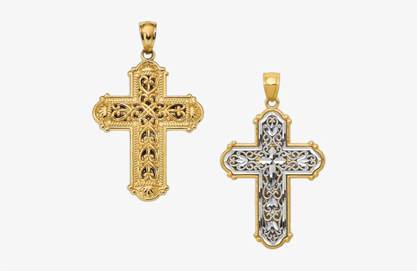 Zgold Filigree Cross K6267 - Cross, transparent png #8037834