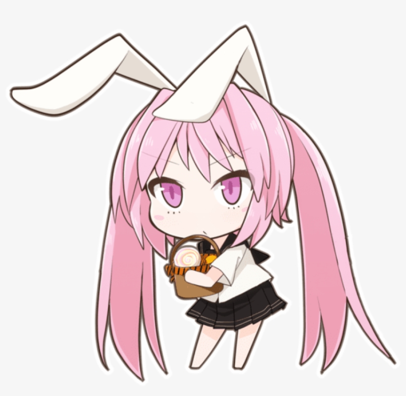 Free Png Download Anime Girl Bunny Chibi Png Images - Chibi Rabbit Girl Anime, transparent png #8037952