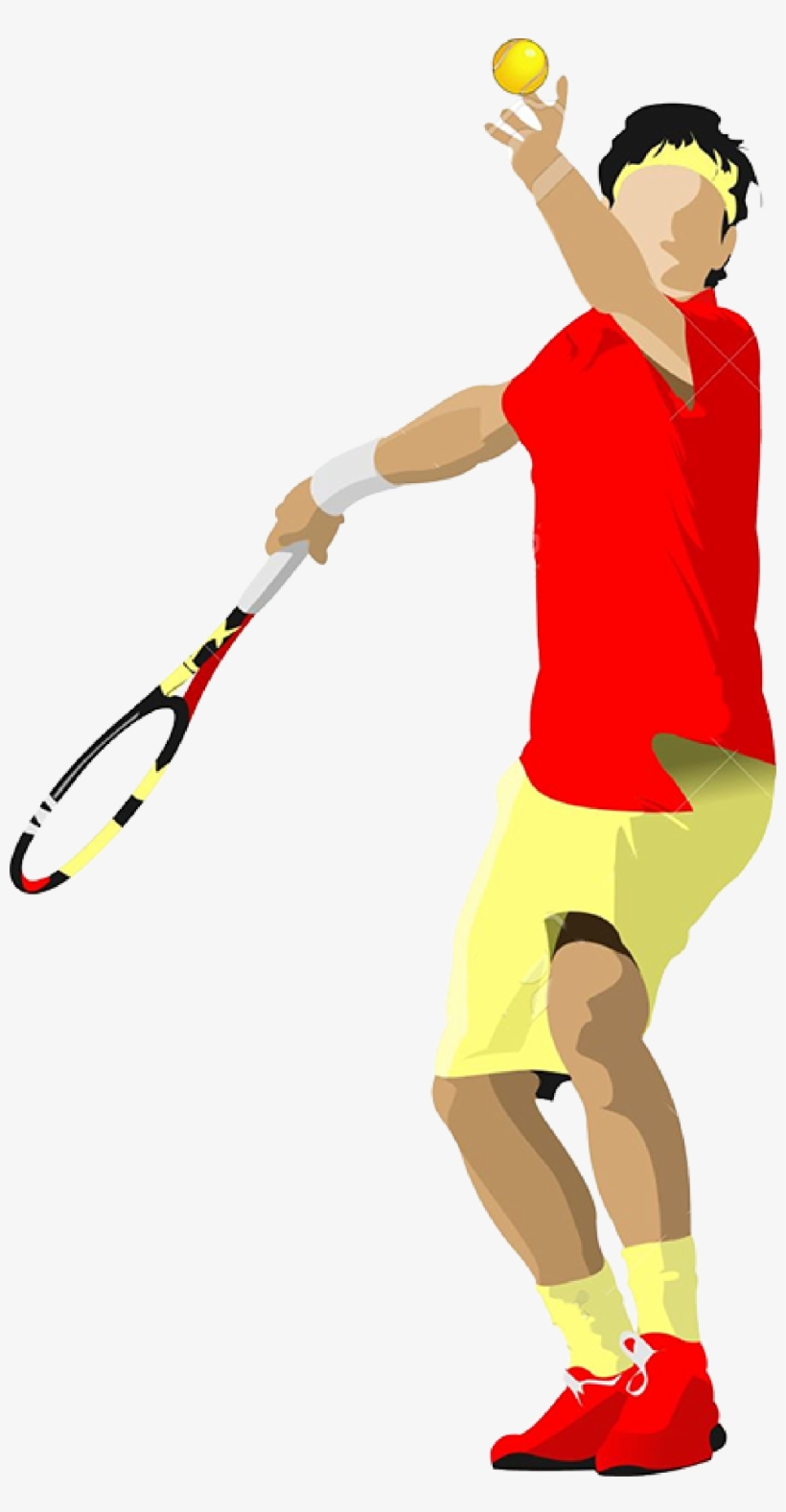 Alright I Know My Level - Tennis Player Cartoon Transparent, transparent png #8038025