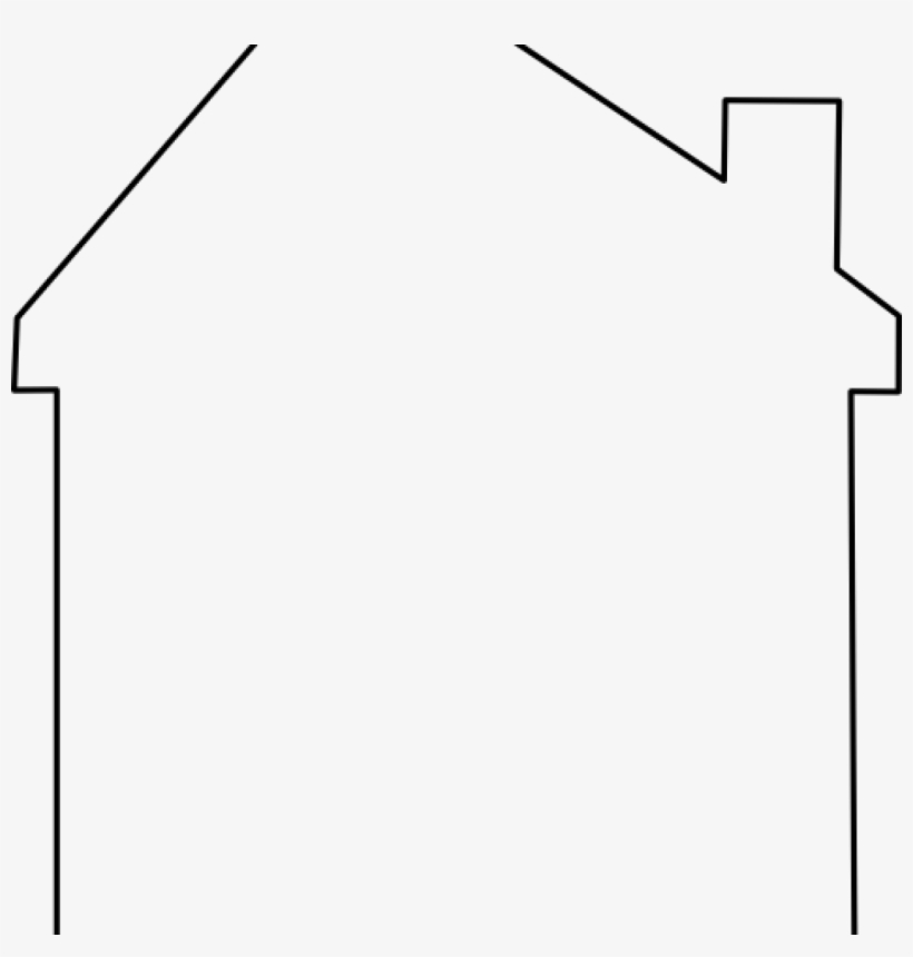 House Outline Clipart Abstract Roof Clip Art At Clker, transparent png #8038271