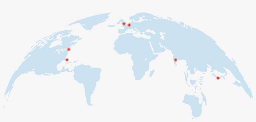 Globalmap - Simple World Map Outline Vector, transparent png #8038546