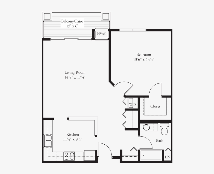 Download Floor Plan Pllmnplc Reading 8 03 - 1 Bedroom Condominium Floor Plans, transparent png #8038653