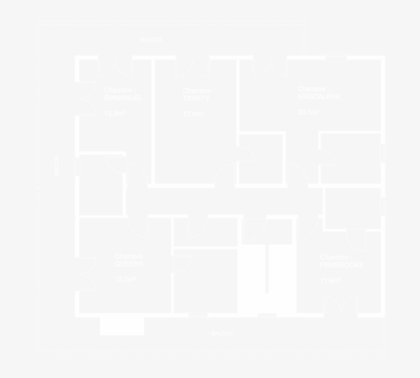 Luxury Chalet Pont Du Cam Bedroom 2 Floor Plan - Diagram, transparent png #8038766