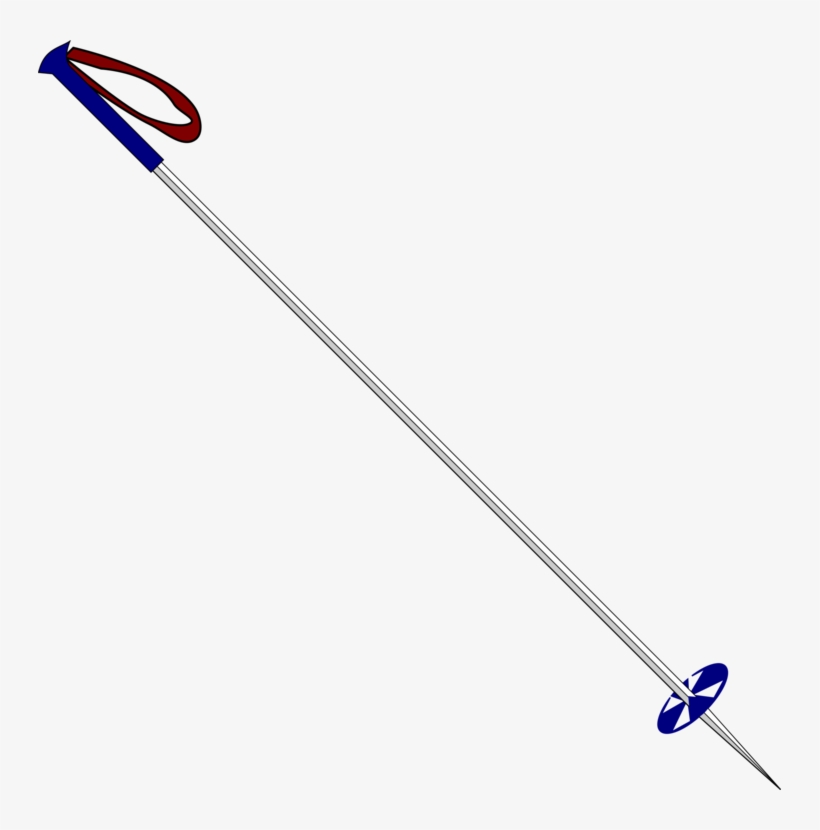 Ski Poles Skiing Sports Ski Resort - Ski Pole Clipart Png, transparent png #8039755