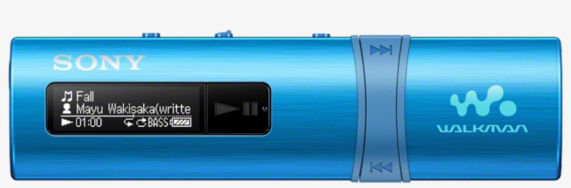 Sony Nwz-b183 Lightweight Usb Walkman Featuring Bass - Sony Mp3 Walkman Blue, transparent png #8039865