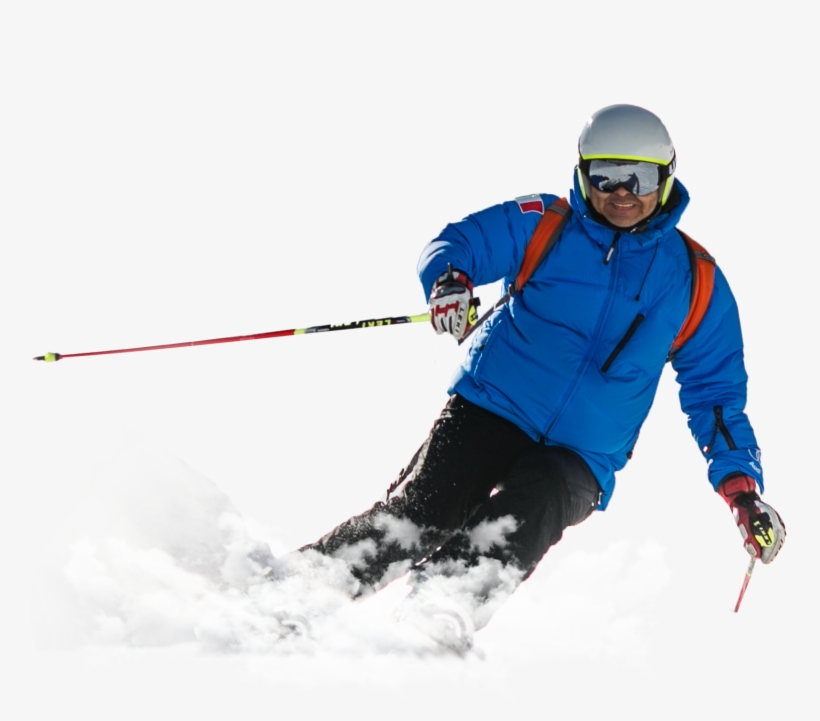 Enjoy Skiing In The City Of Sunshine, In The South - Skier Turns, transparent png #8040619