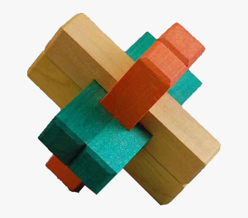 Kumiki Puzzle - 6 Piece - Lumber, transparent png #8040795