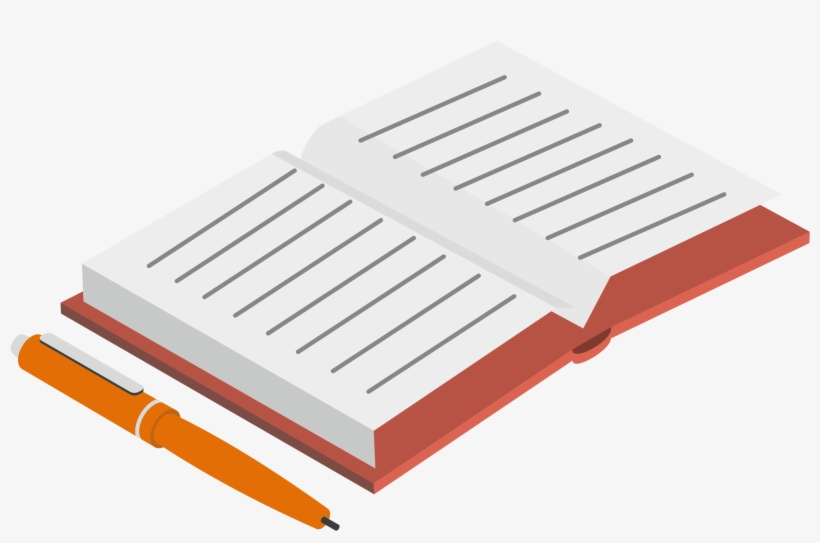 Notebook Book Knowledge Pen Png And Vector Image - Composite Material, transparent png #8040843