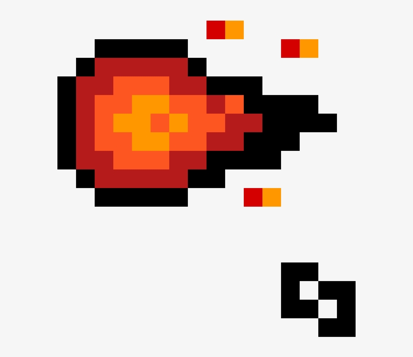 Fireball - 8 Bit Cherry, transparent png #8041043