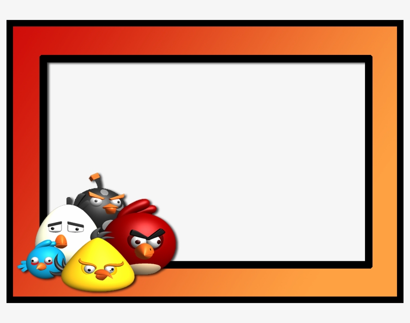 Ver Mas Marcos Para Fotos - Marcos De Angry Birds, transparent png #8041800