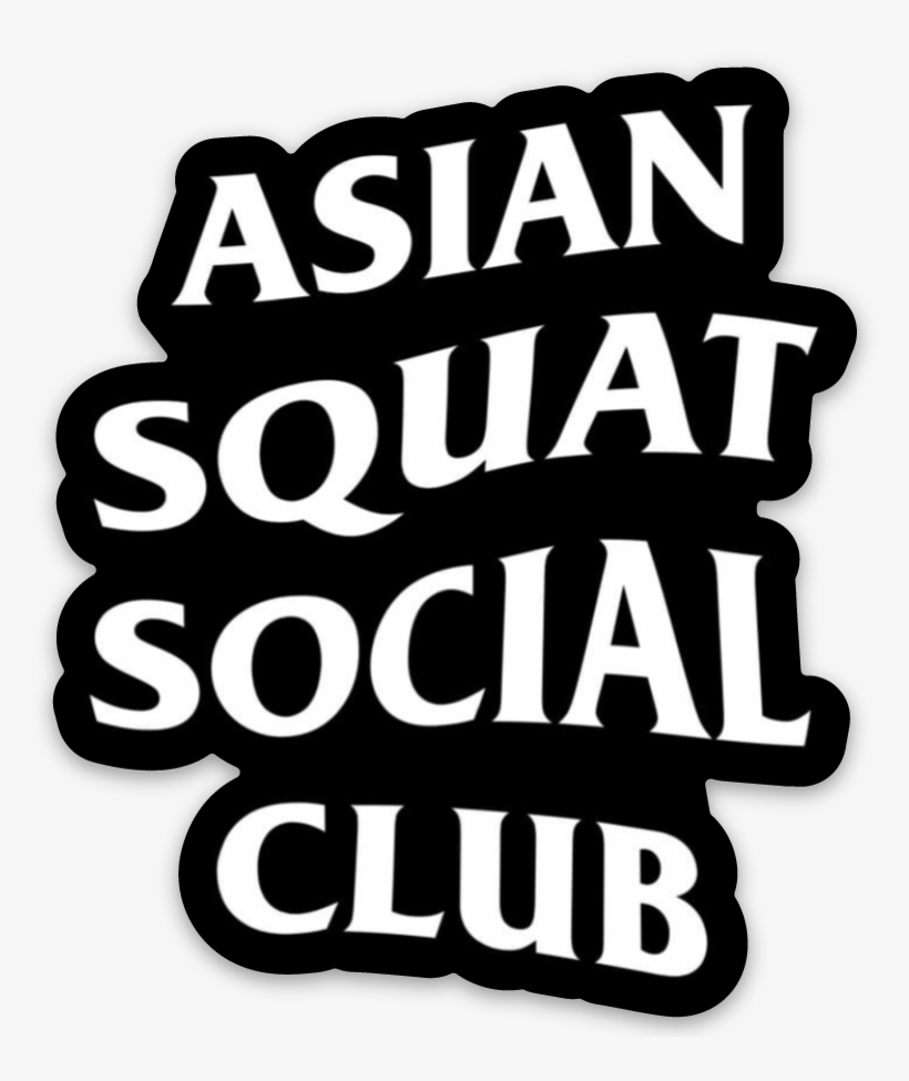 Image Of Asian Squat Social Club - Asian Squat Social Club Logo, transparent png #8042289