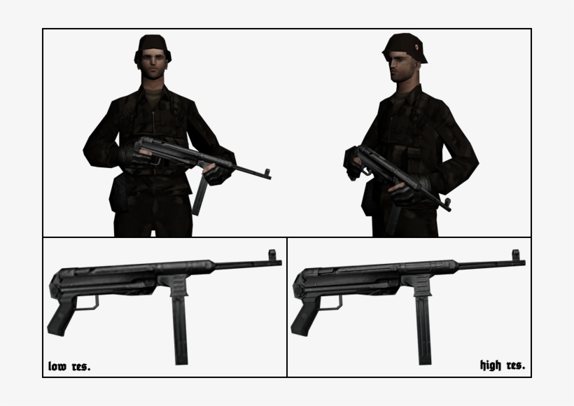 [req] Low Poly Nazi Army Skin - Gta Sa Nazi Skin, transparent png #8042568