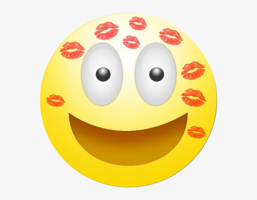 Cara Con Besos - Smiley, transparent png #8042613