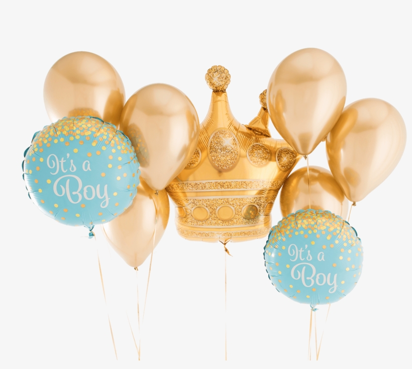 It's A Boy Golden Crown Bunch - Masquerade Ball, transparent png #8042680