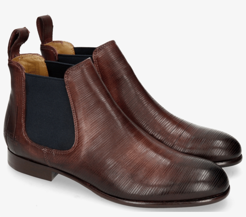 Ankle Boots Sally 25 Lines Cuts Plum Washing - Melvin & Hamilton, transparent png #8042718