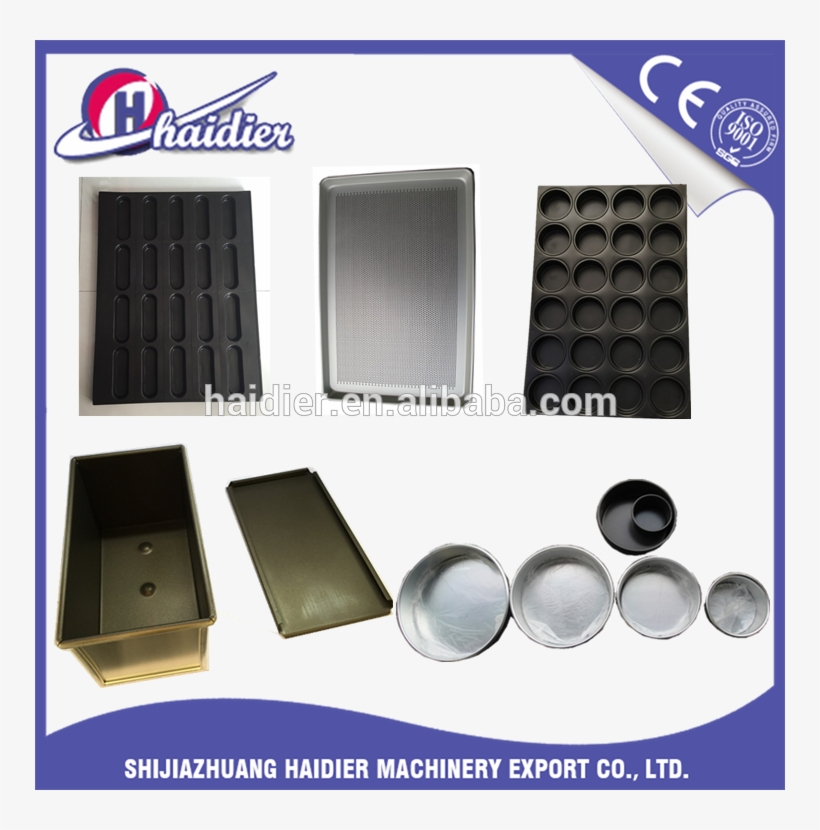 Round / Square Bread Baking Pan Teflon Hamburger Pan/ - Conveyor Belt Pizza Oven, transparent png #8043097