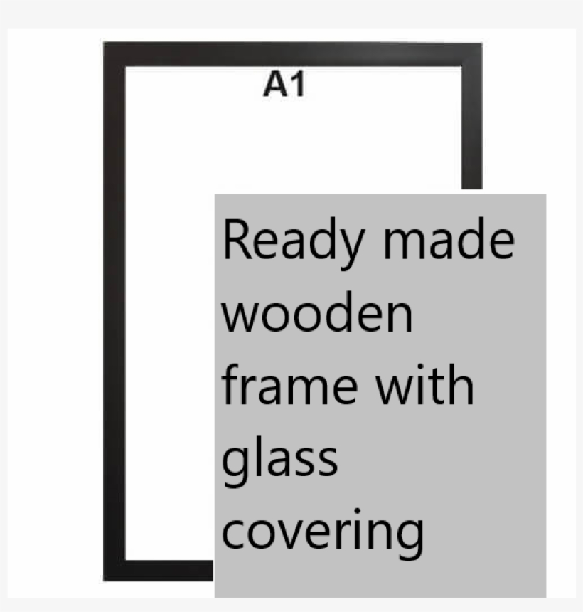 Black A1 Wooden Frame - Windows 7 Advertisement, transparent png #8043250