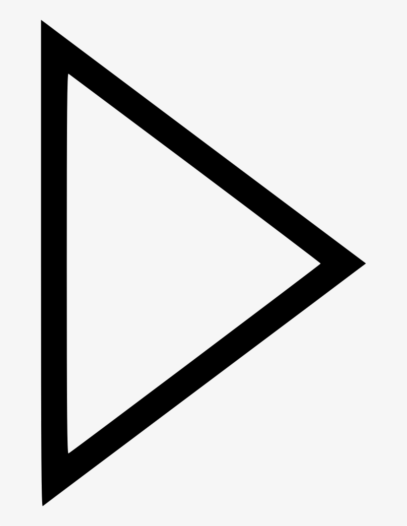 Png File - Triangle Outline, transparent png #8043533