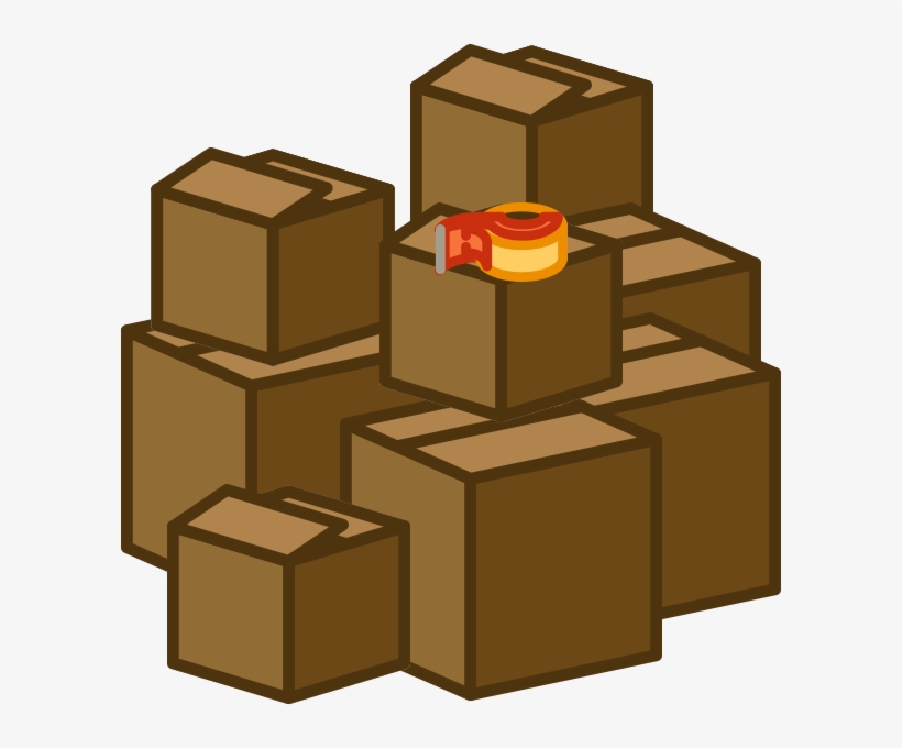 At Some Point During Your Move, Whether You Need A - Pile Of Boxes Clipart, transparent png #8043705