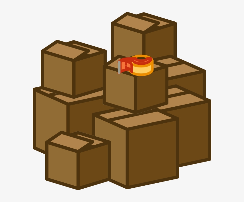 At Some Point During Your Move Whether You Need A Pile Of Boxes Clipart Free Transparent Png Download Pngkey