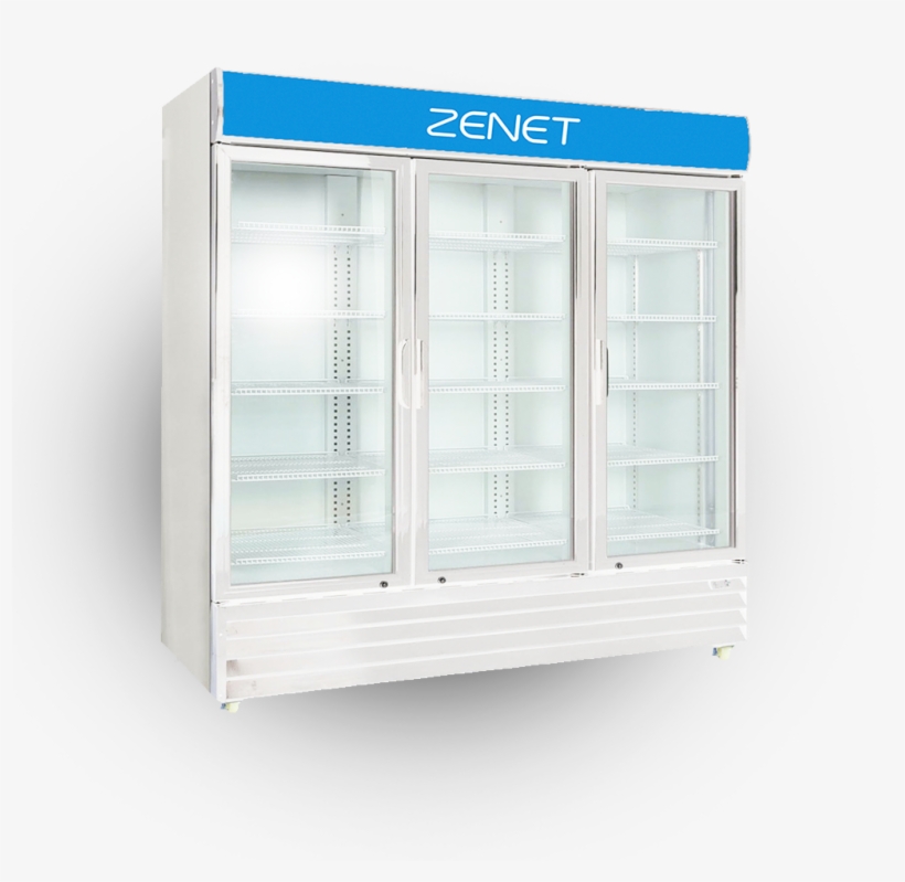 Zenet Upright Double Door Chiller - Display Case, transparent png #8044390