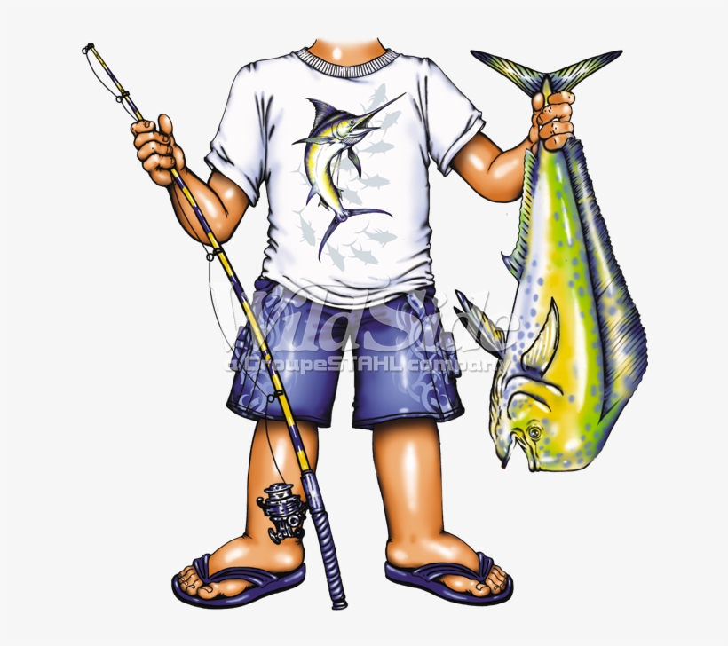 Fisher Boy With Fish - Fisher Boy, transparent png #8044472