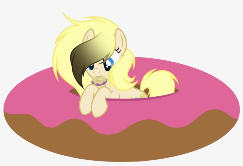 Drawn Doughnut Transparent - Cartoon, transparent png #8044829