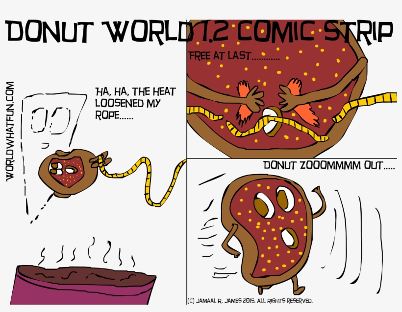 Donut World - Cartoon, transparent png #8044864