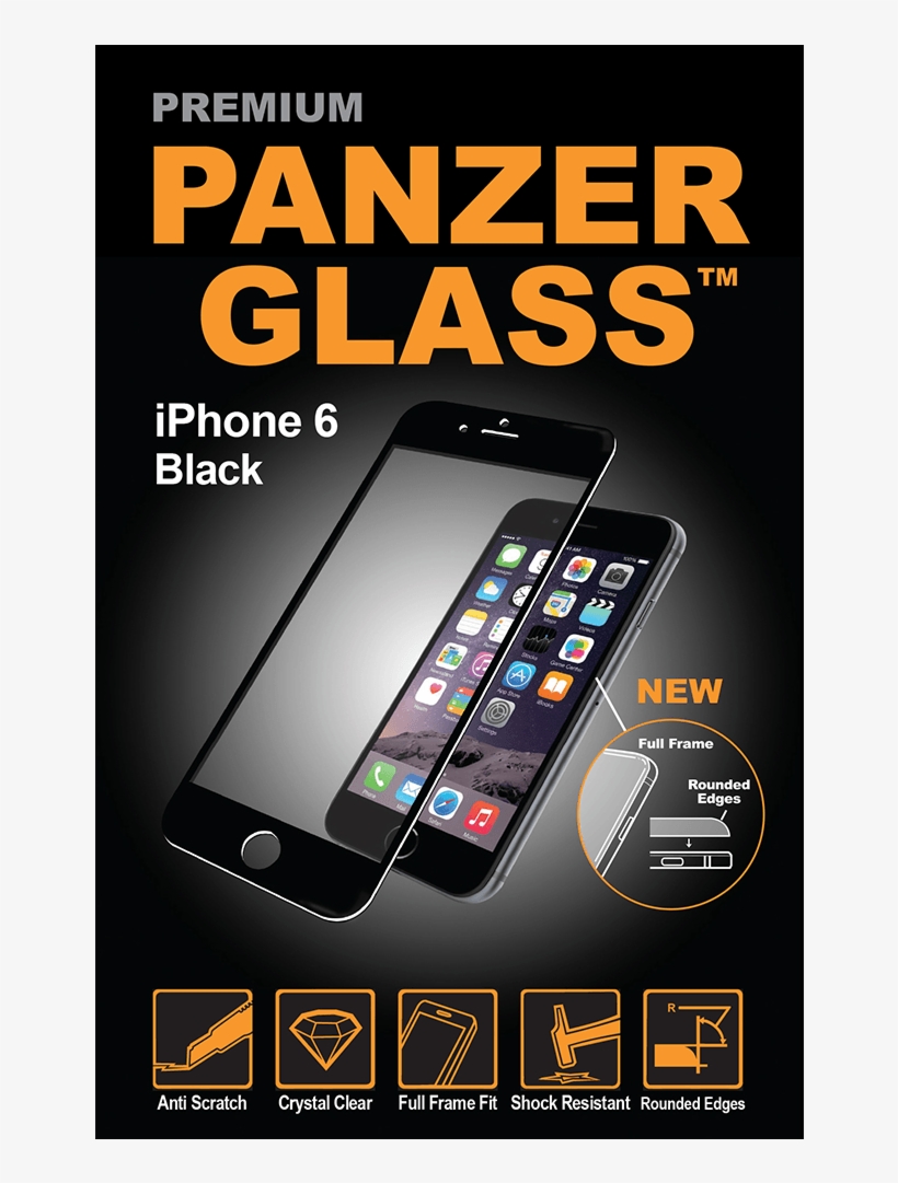 Panzerglass - Panzerglass Iphone 6 3d, transparent png #8045244