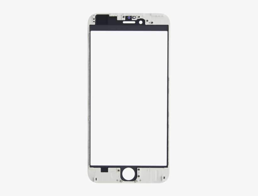 Iphone 6 Plus Glass Lens Screen & Frame - Glass Frame Iphone 6s Plus, transparent png #8045282