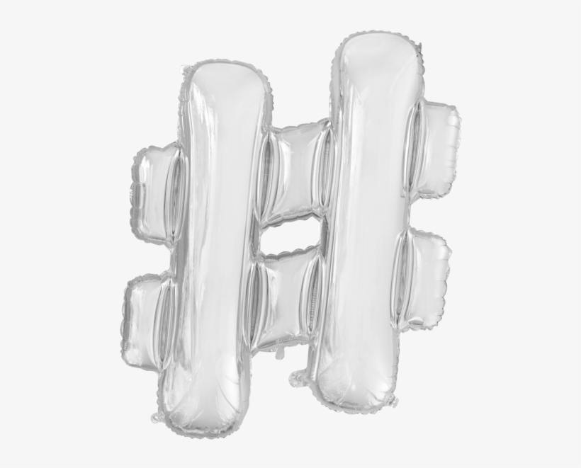 Foilballoon - Silver, transparent png #8045371