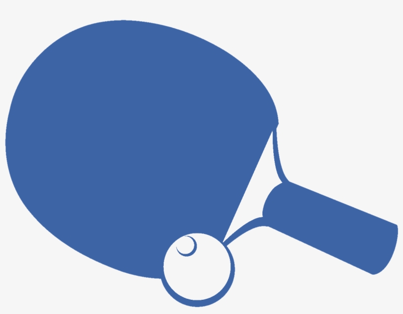 Ping Pong Tournaments - Table Tennis Black And White, transparent png #8045479