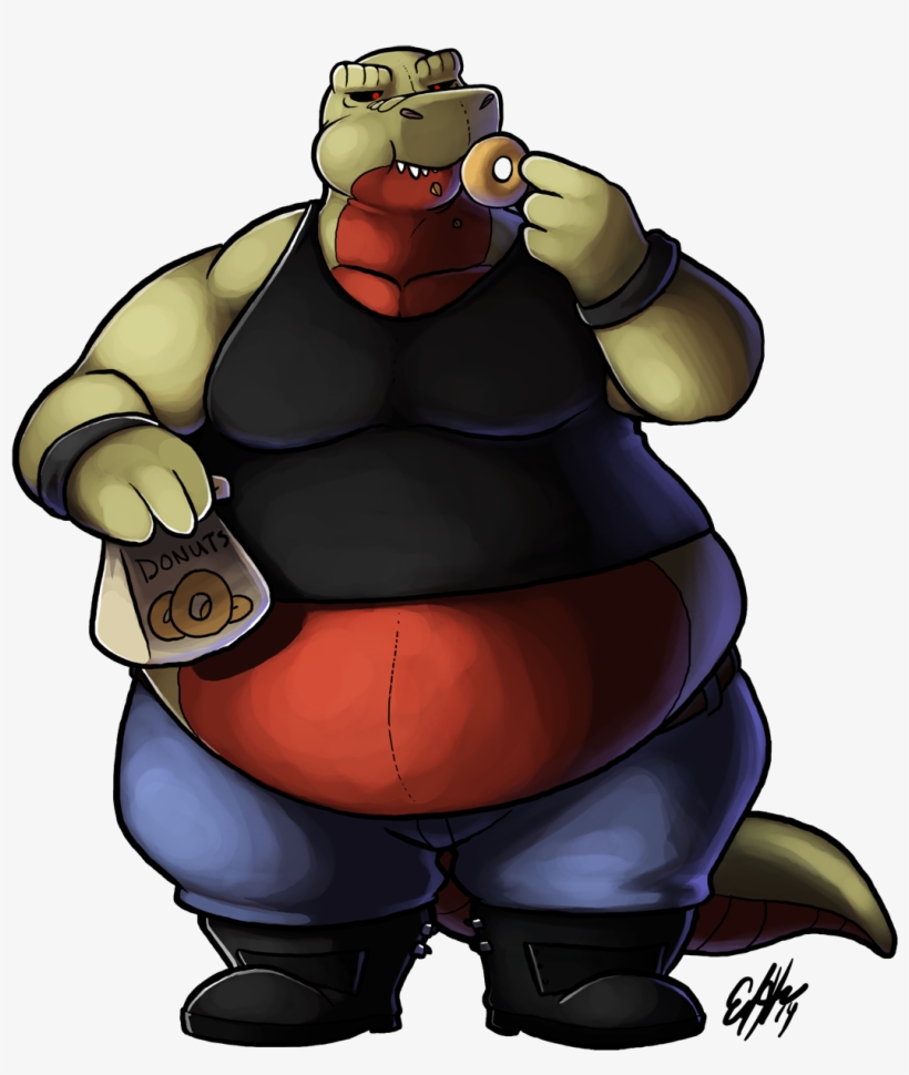Donut Dino - Cartoon, transparent png #8045520