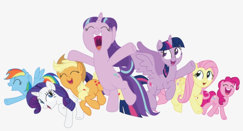 Pinkie Pie Twilight Sparkle Rarity Spike Princess Luna - Mylittlepony, transparent png #8045597