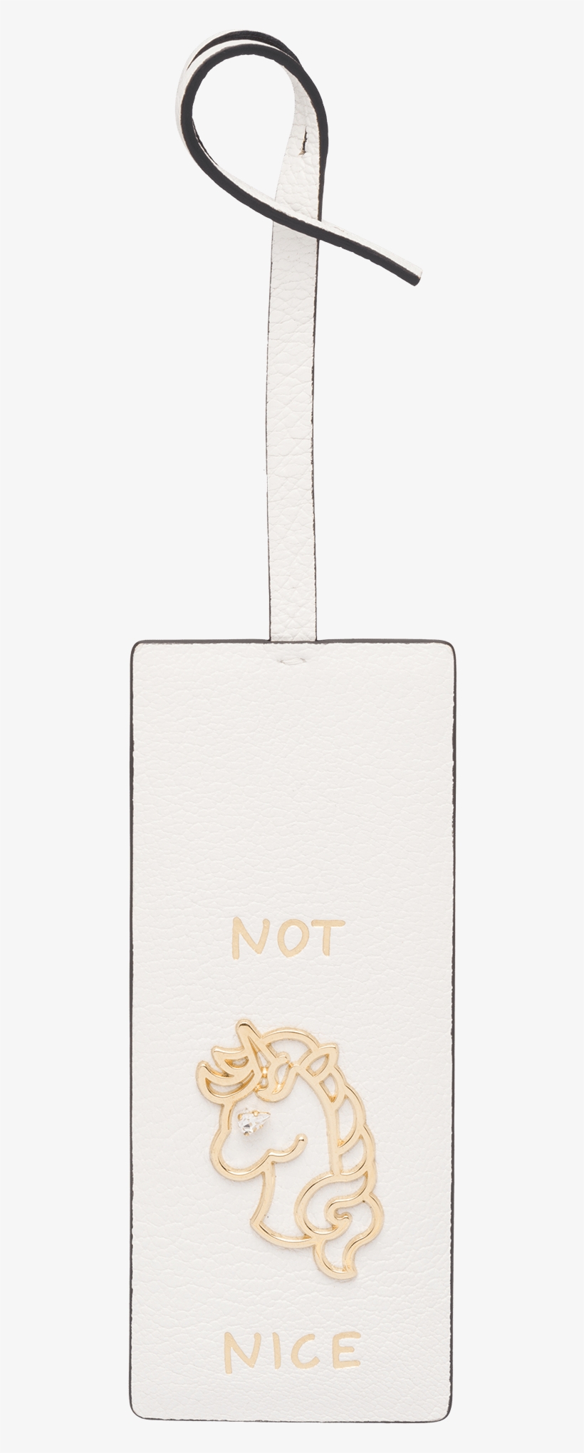 Madras Leather Name Tag - Cookie, transparent png #8045860