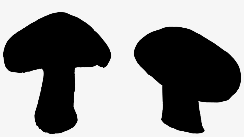 Mushroom Silhouette - Agaricaceae, transparent png #8046307